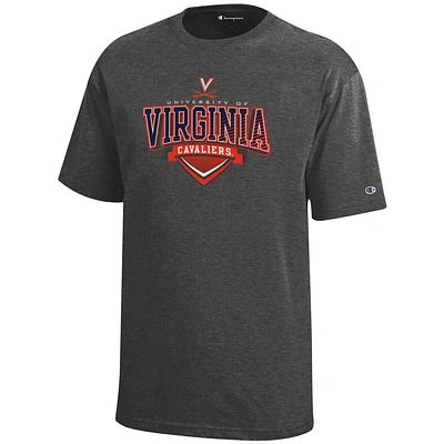 Virginia Champion YOUTH Wordmark Mascot Logo Badge Tee