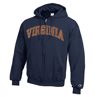 Virginia Champion Arch Full Zip Hoodie