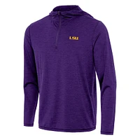 LSU Antigua Tidy 1/4 Zip Pullover Hoodie