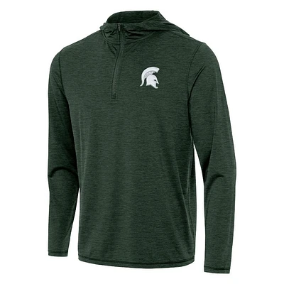 Michigan State Antigua Tidy 1/4 Zip Pullover Hoodie