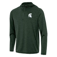 Michigan State Antigua Tidy 1/4 Zip Pullover Hoodie