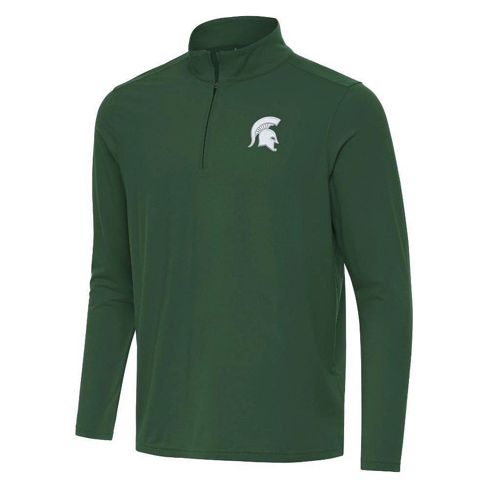 Michigan State Antigua Intent 1/4 Zip Pullover