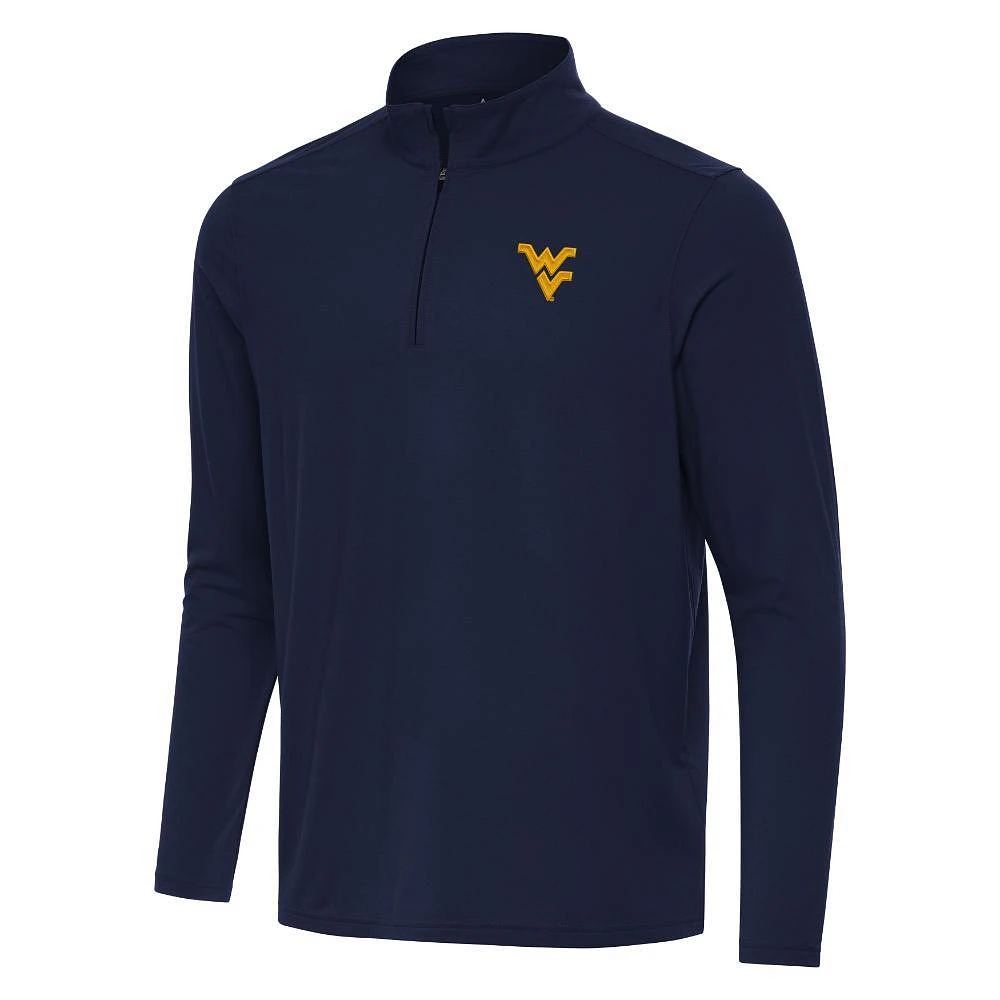 West Virginia Antigua Intent 1/4 Zip Pullover