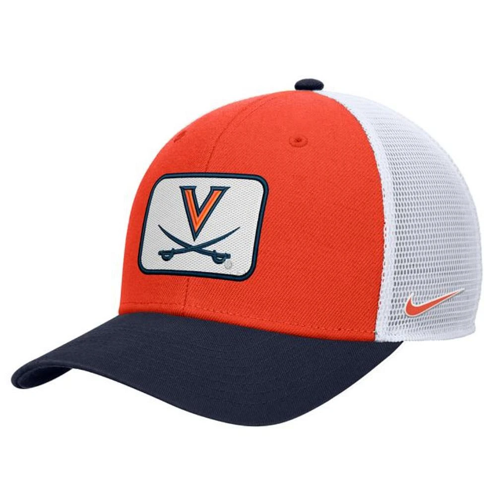 Virginia Nike V-Sabre Patch Rise Dri-fit Wool Trucker Hat