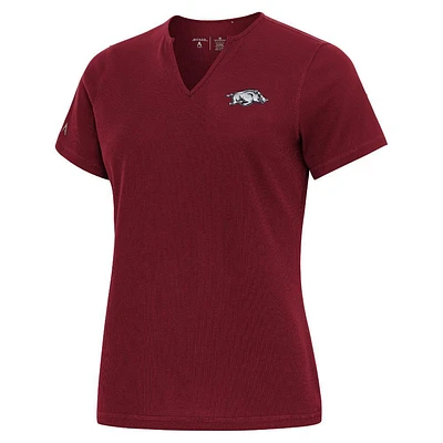 Arkansas Antigua Women's Traveler Rib Top