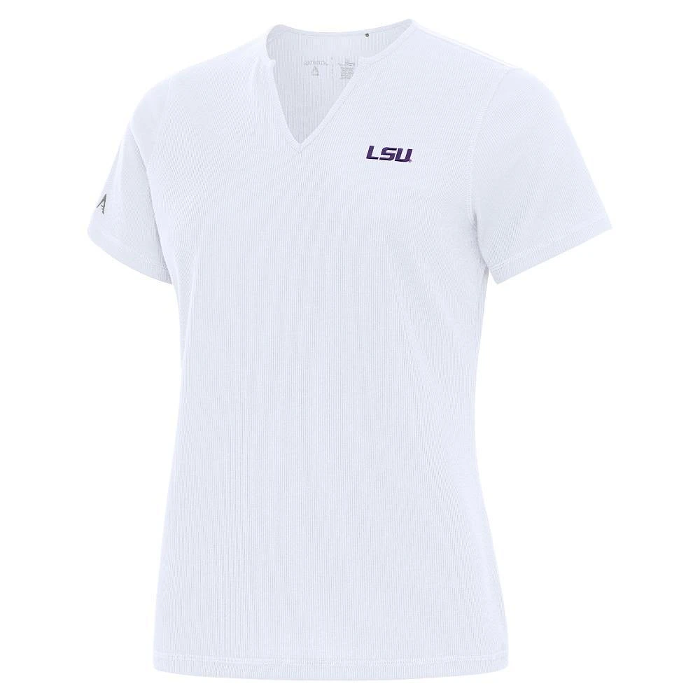 LSU Antigua Women's Traveler Rib Top