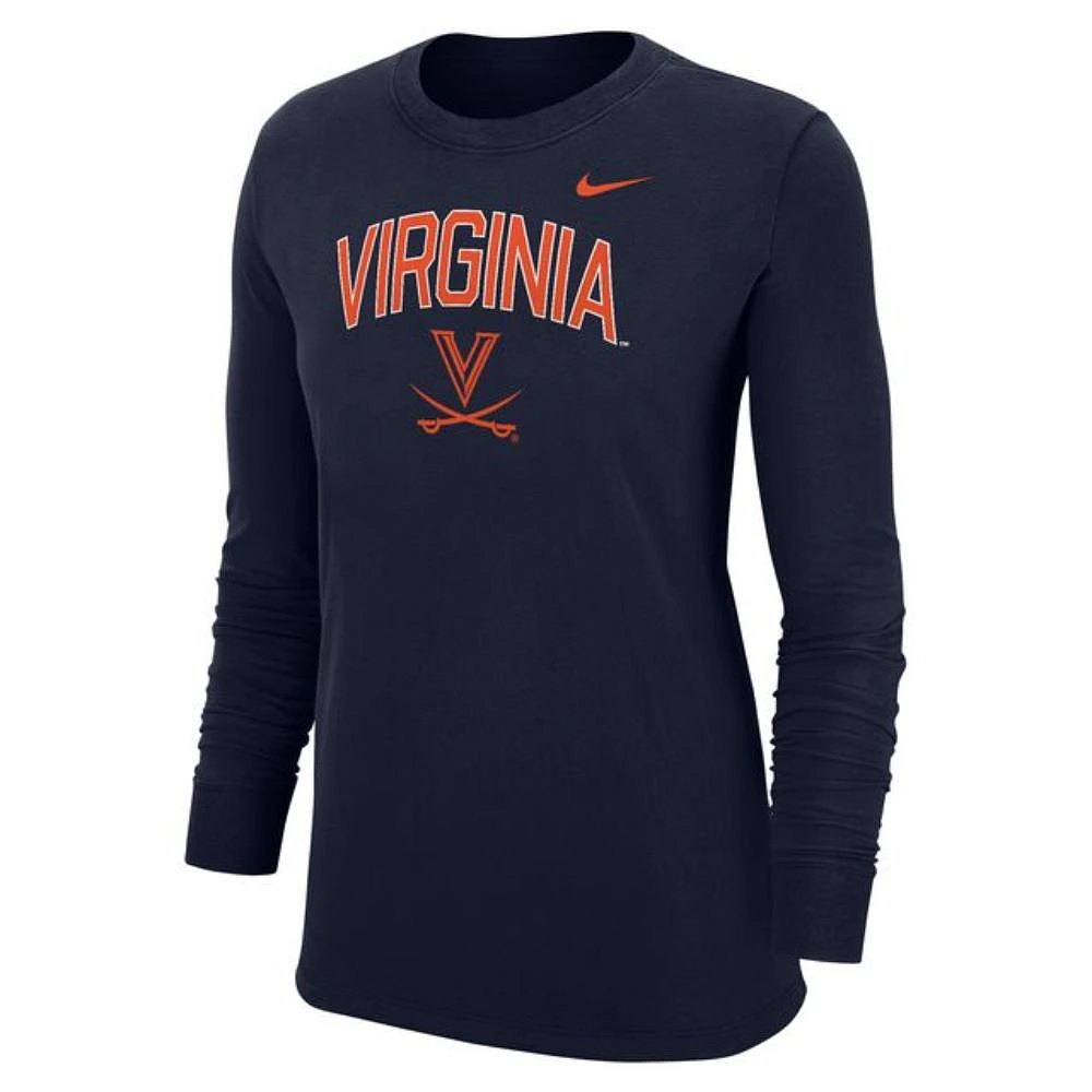 Virginia Nike Women's Cotton Long Sleeve Tee