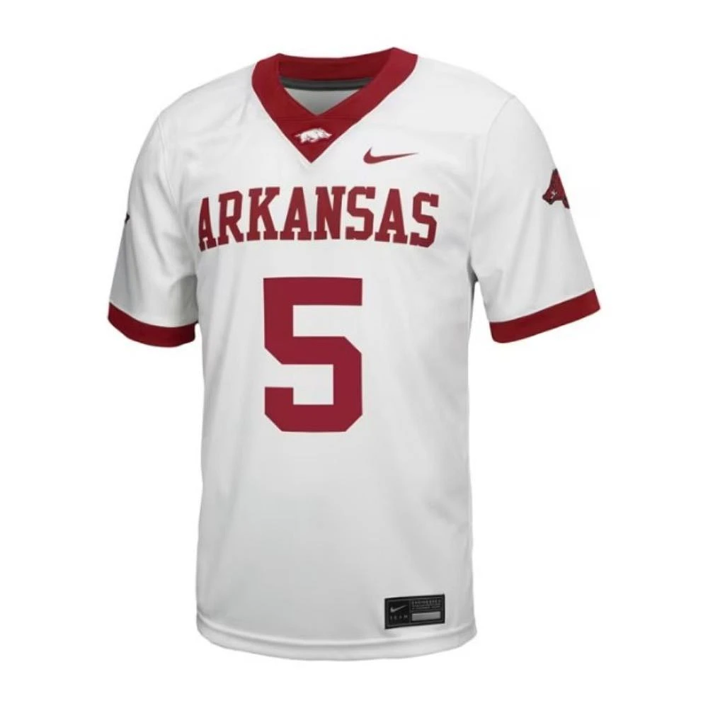 Arkansas Nike #5 Road Replica Jersey