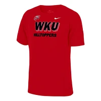 Western Kentucky Nike YOUTH Legend Swoosh Team Logo Tee