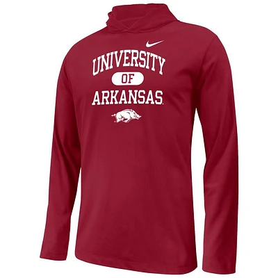 Arkansas Nike YOUTH Cotton Hoodie Tee