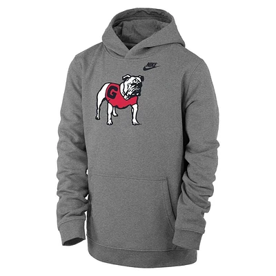 Georgia Nike YOUTH Vintage Club Fleece Hoodie