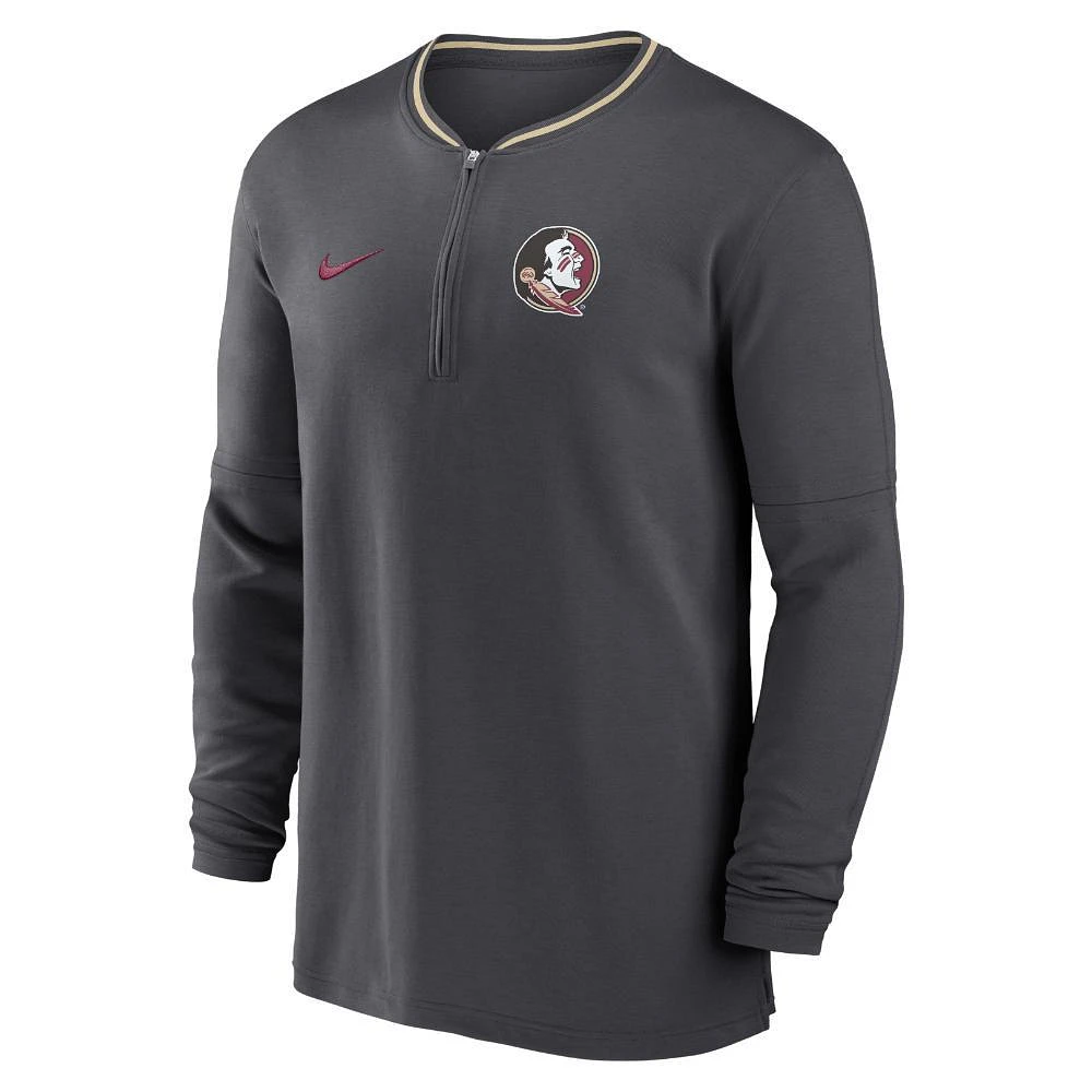 Florida State Nike Dri-Fit Sideline Coach Half Zip Top