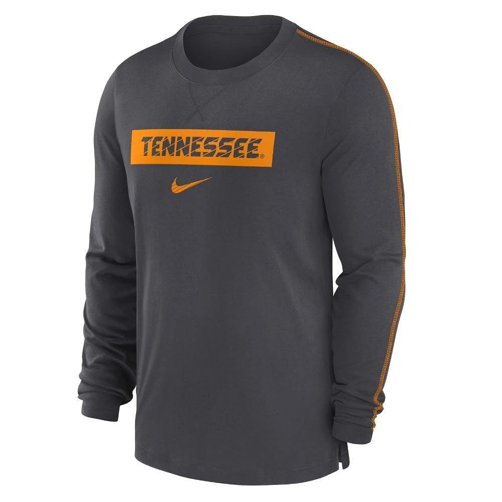 Tennessee Nike Dri-Fit Sideline Team Issue Long Sleeve Tee