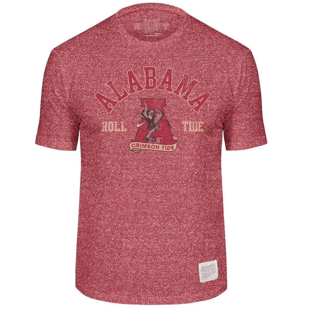 Alabama Retro Brand Arch Mock Twist Tee