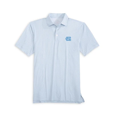 UNC Southern Tide Driver Clubbin It Printed Polo