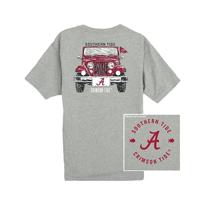 Alabama Southern Tide Front Plate Jeep Tee