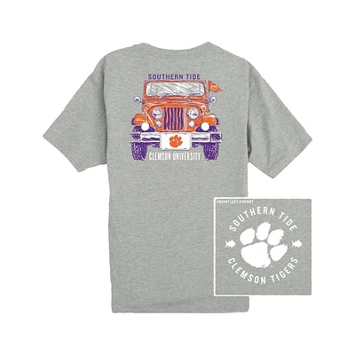 Clemson Southern Tide Front Plate Jeep Tee