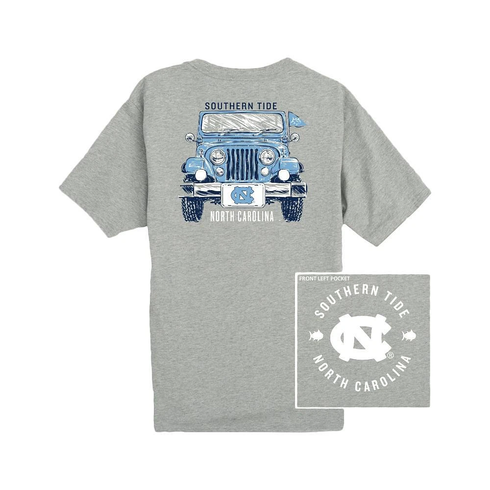 UNC Southern Tide Front Plate Jeep Tee