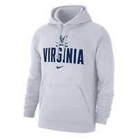 Virginia Nike Straight Club Fleece Hoodie