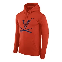 Virginia Nike Logo Therma-Fit Pullover Hoodie