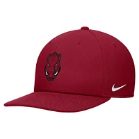 Arkansas Nike Pro Flat Bill Snapback Cap