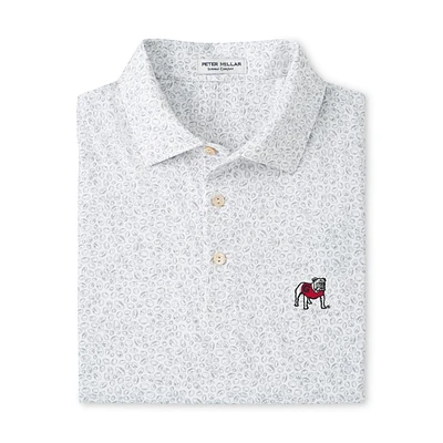 Georgia Peter Millar Standing Bulldog Blitz Performance Polo