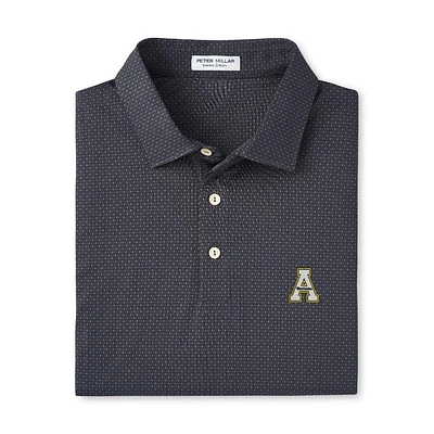 App State Peter Millar Tesseract Performance Polo