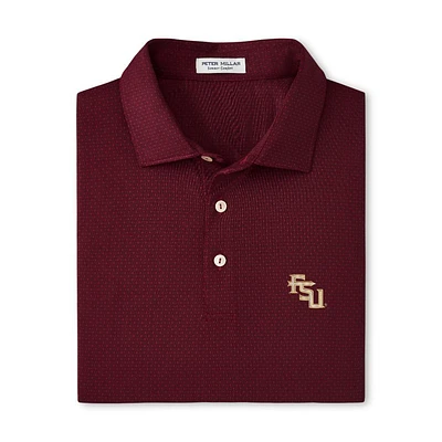 Florida State Diagonal Logo Peter Millar Tesseract Performance Polo