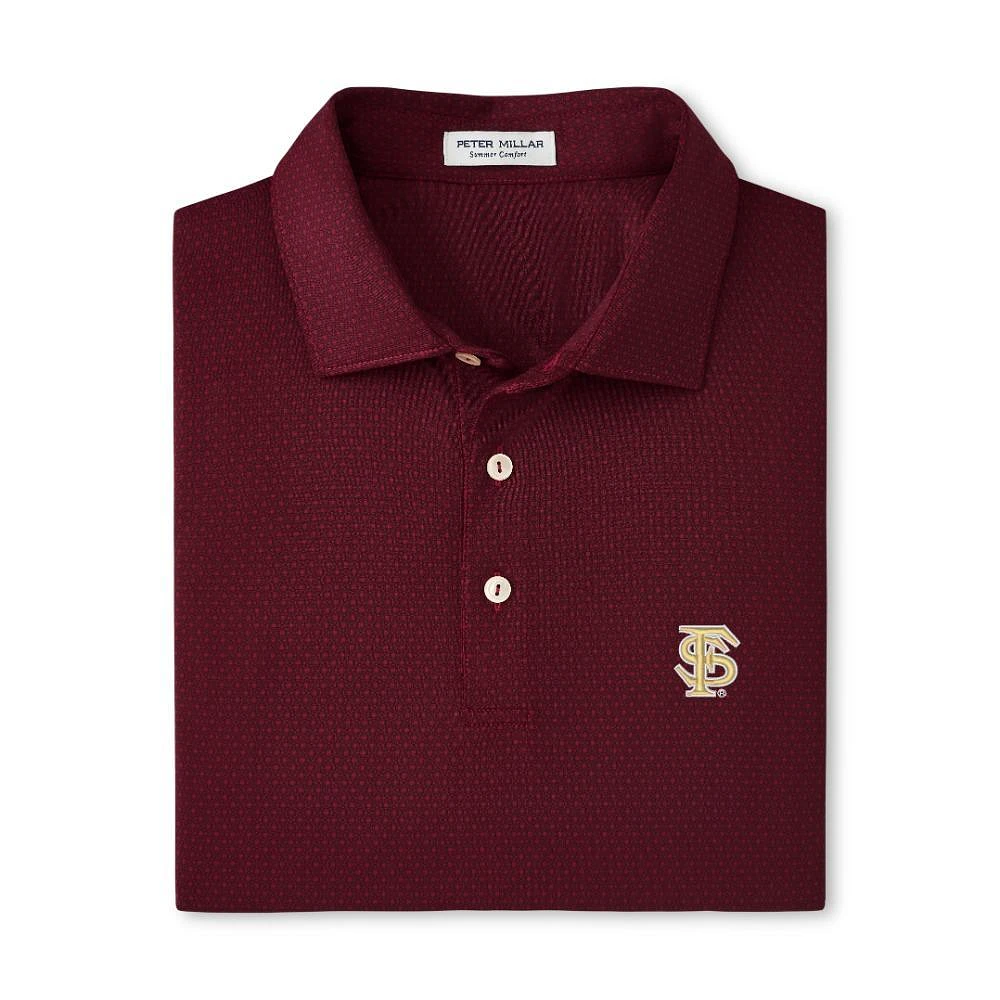 Florida State Interlock Peter Millar Tesseract Performance Polo