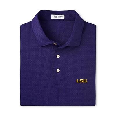 LSU Peter Millar Tesseract Performance Polo