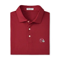 Georgia Peter Millar Helmet Tesseract Performance Polo
