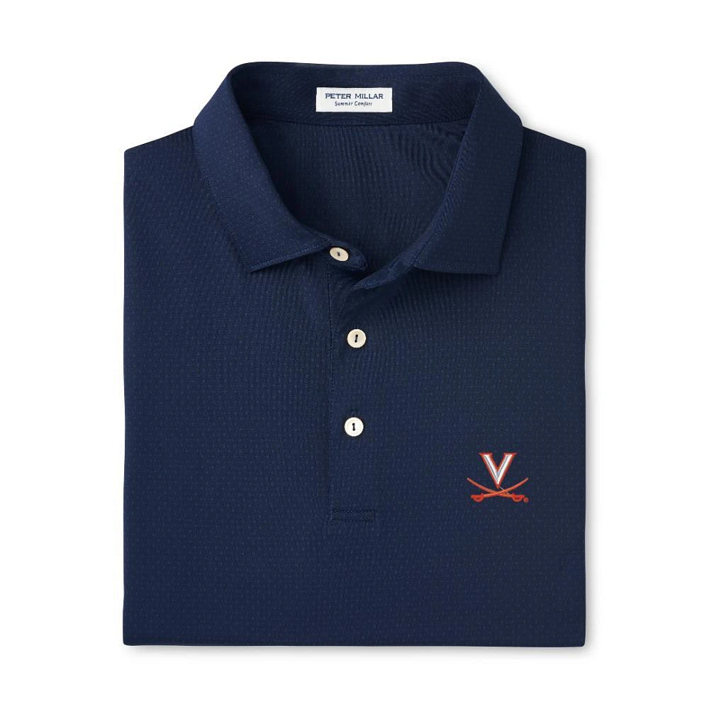 Virginia Peter Millar Tesseract Performance Polo