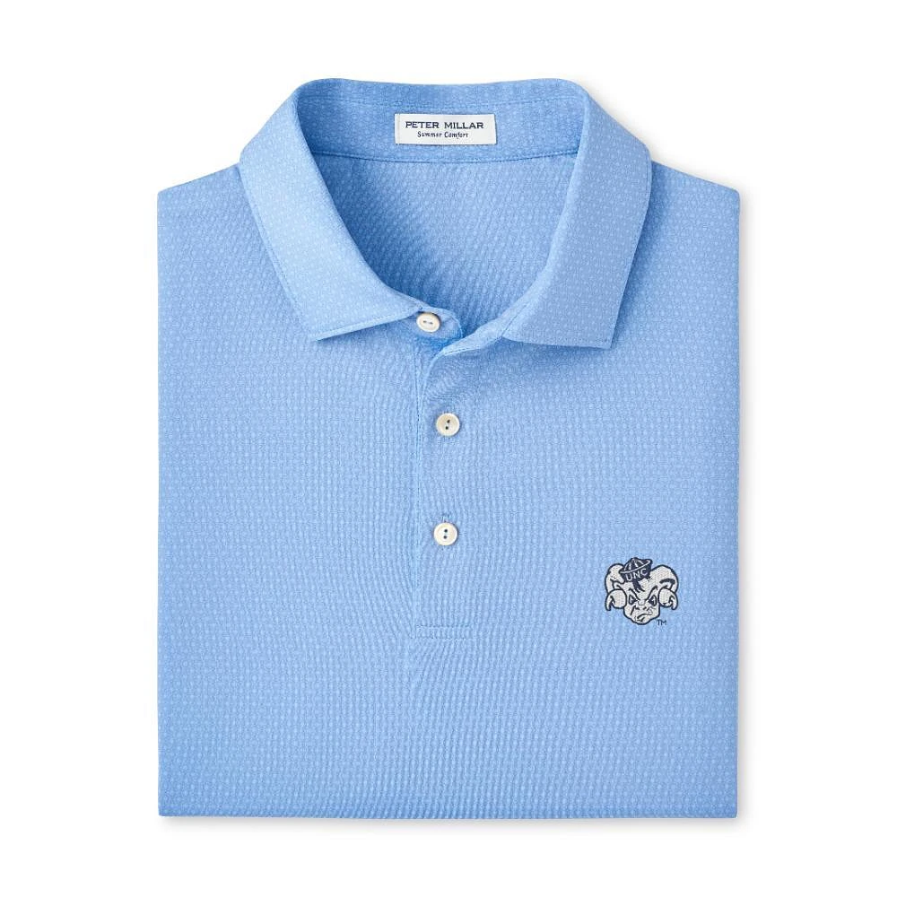 UNC Vault Ram Peter Millar Tesseract Performance Polo