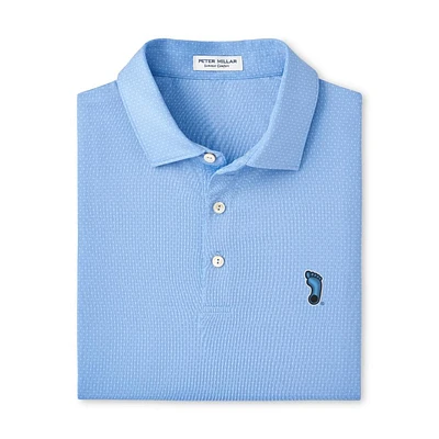 UNC Heel Logo Peter Millar Tesseract Performance Polo