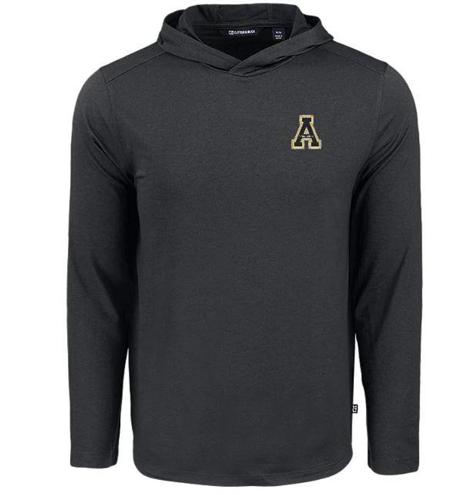 App State Cutter & Buck Coastline Epic Comfort Hooded Shirt