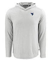 West Virginia Cutter & Buck Coastline Epic Comfort Hooded Shirt