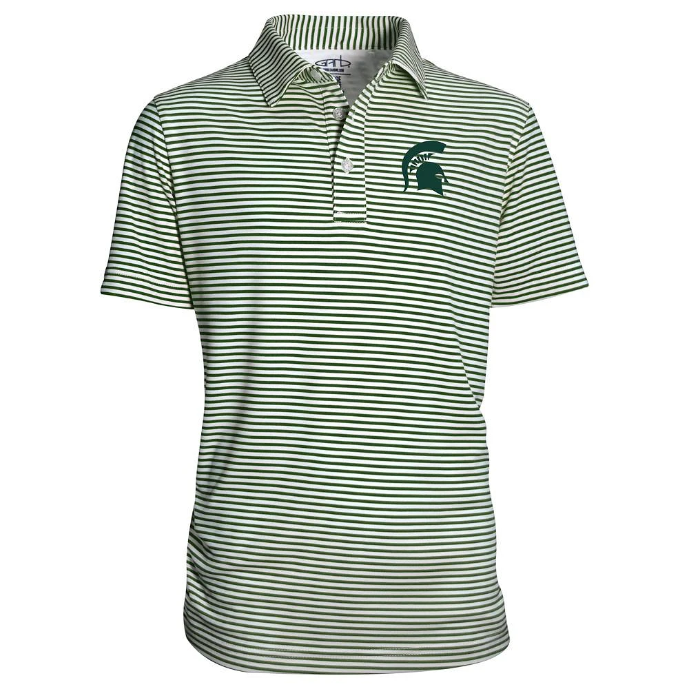 Michigan State Garb Toddler Carson Stripe Polo