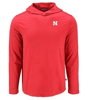 Nebraska Cutter & Buck Coastline Epic Comfort Hooded Shirt