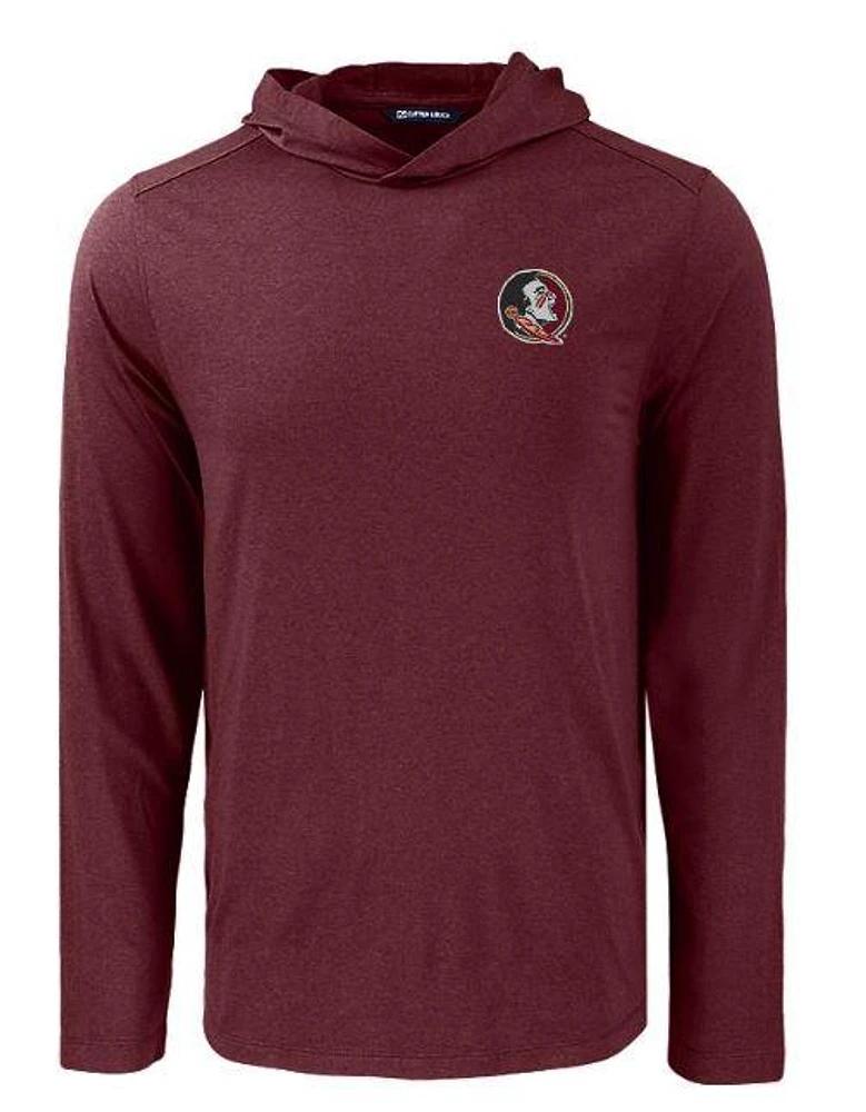 Florida State Cutter & Buck Coastline Epic Comfort Hooded Shirt