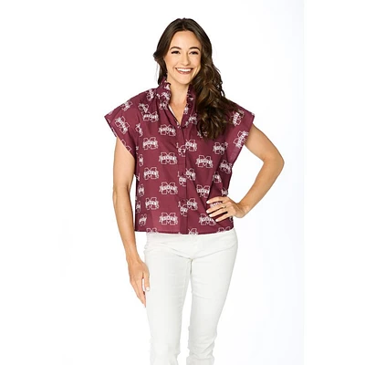 Mississippi State Stewart Simmons The Poplin Blouse