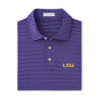 LSU Peter Millar Hemlock Performance Polo