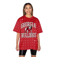 Georgia Gameday Couture The Zone All Over Rhinestone Tee