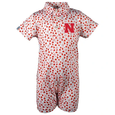 Nebraska Garb Infant Earnest Polo Romper