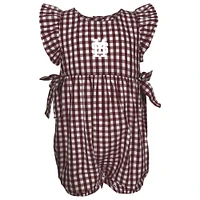 Mississippi State Garb Infant Constance Gingham Bubble Onesie