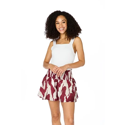 Maroon and Grey Stewart Simmons The Abstract Shorts