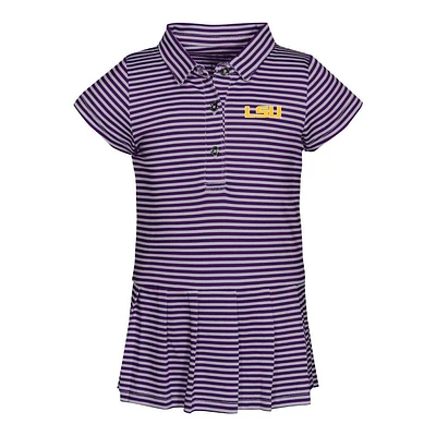 LSU Garb Toddler Beatrice Polo Dress Onesie