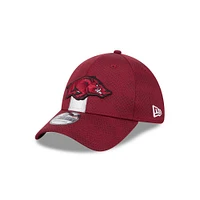 Arkansas New Era 3930 Helmet Stripe Flex Fit Cap