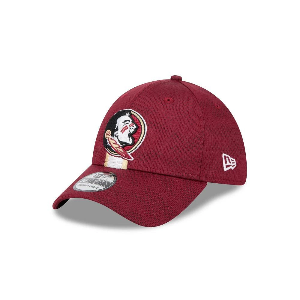 Florida State New Era 3930 Helmet Stripe Flex Fit Cap