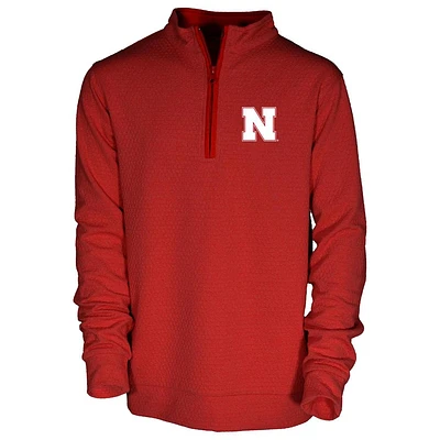 Nebraska Garb YOUTH Sterling Honeycomb 1/4 Zip Pullover