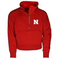 Nebraska Garb YOUTH Dawn 1/2 Zip Cropped Fleece Pullover